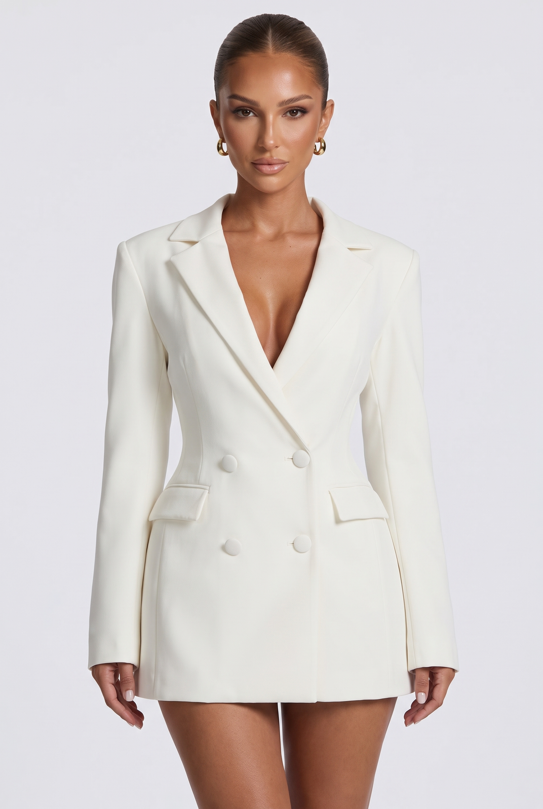 Elvira Mini Dress - Ivory