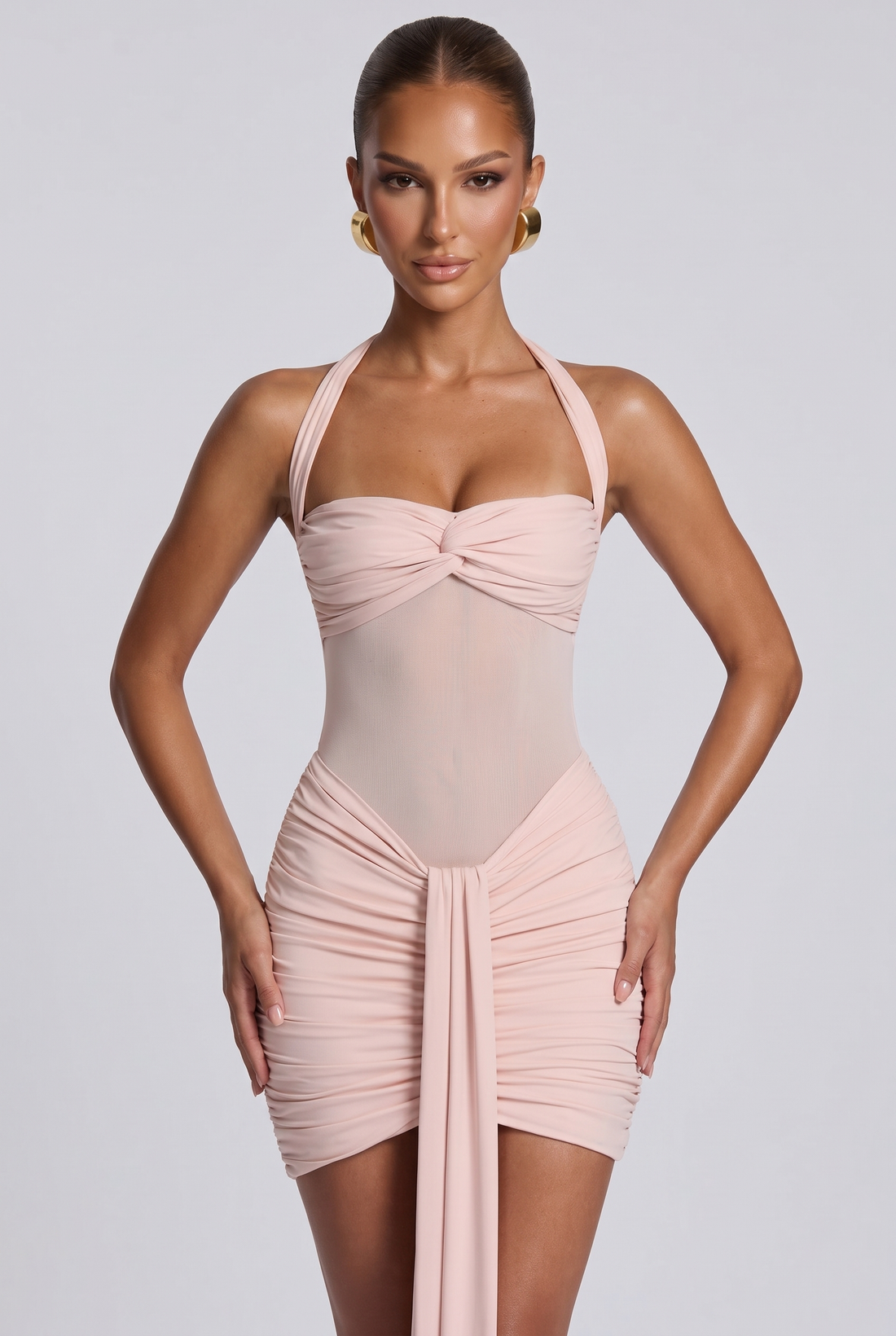 Vixen Mini Dress - Blush