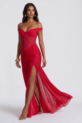 Alaia Maxi Dress - Red