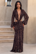 Andrina Maxi Dress - Leopard Print