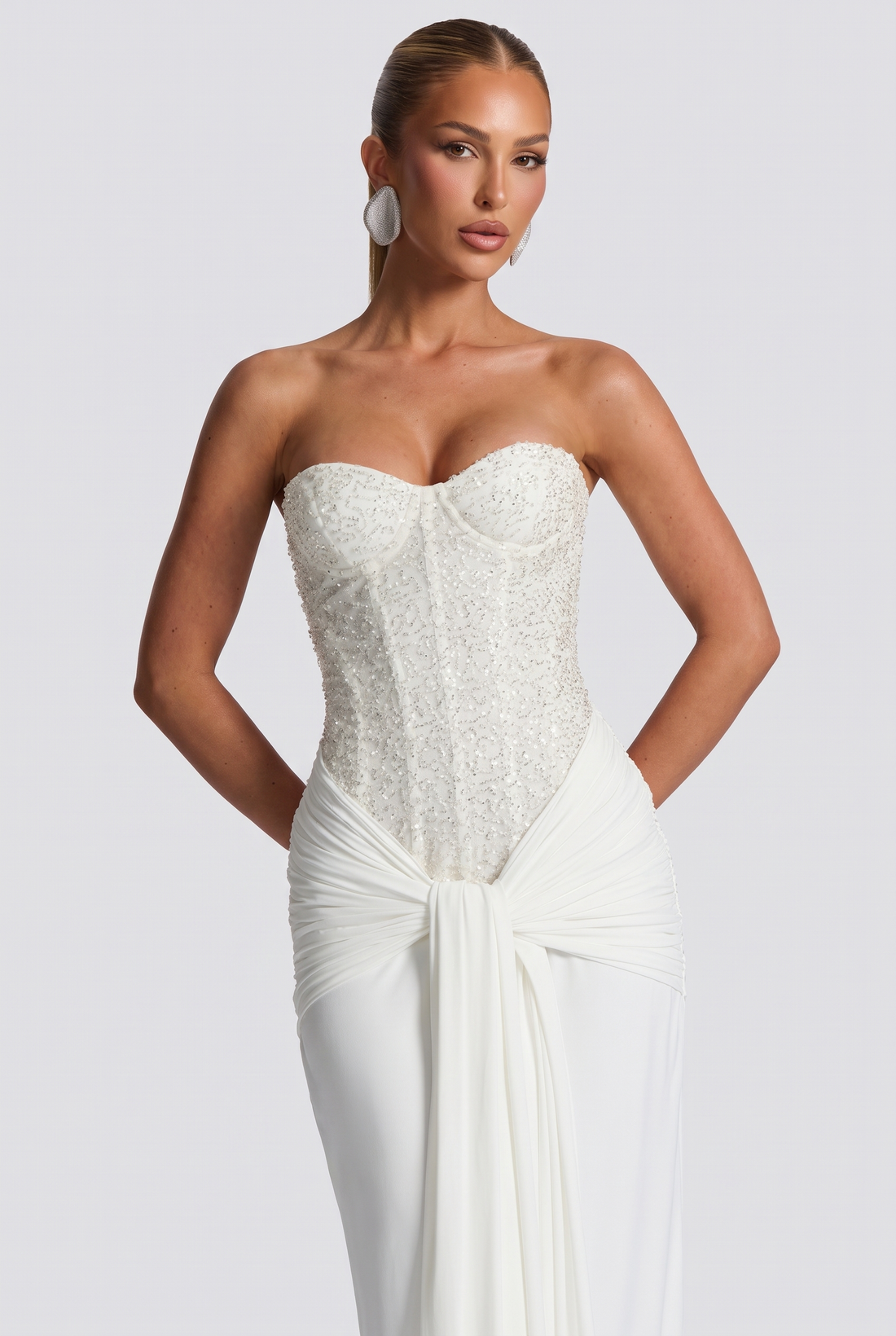 Carina Maxi Dress - Ivory