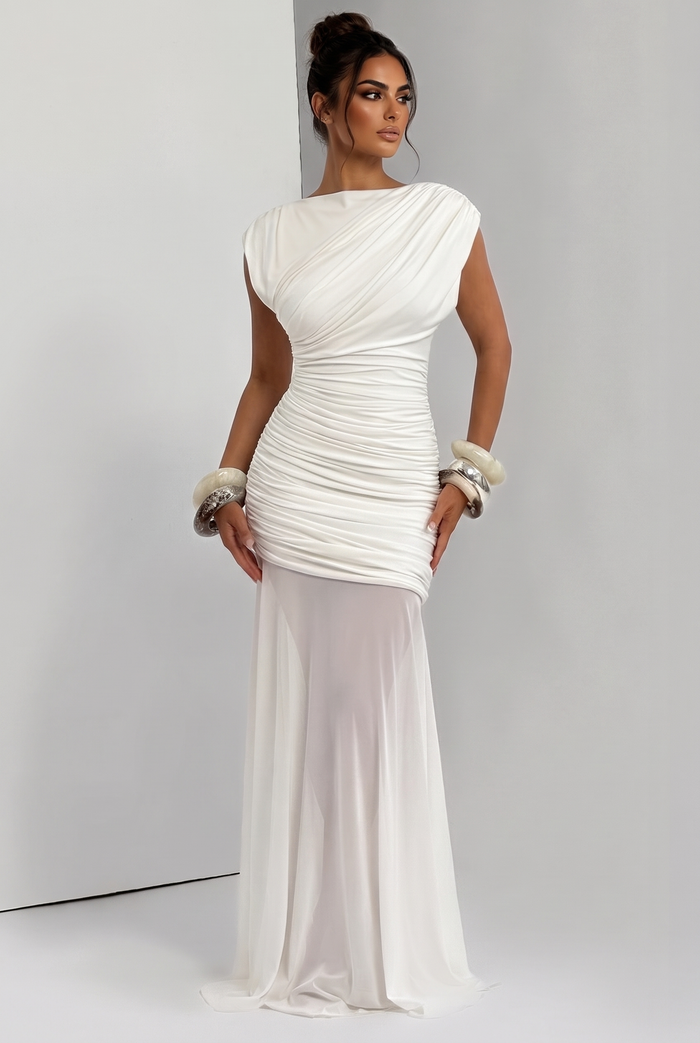 Demelza Maxi Dress - Ivory