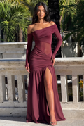 Ettalie Maxi Dress - Cherry Lacquer