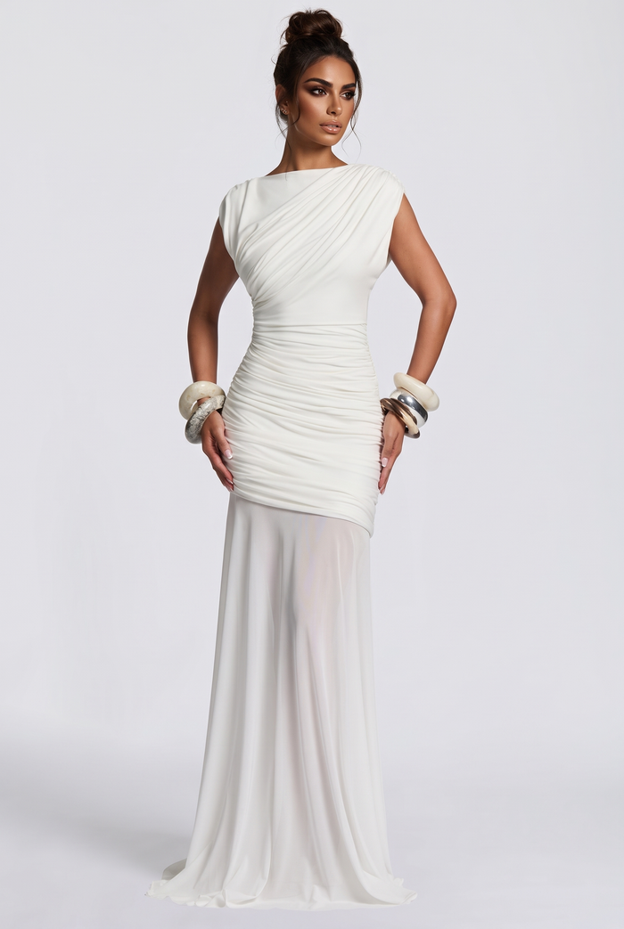 Demelza Maxi Dress - Ivory
