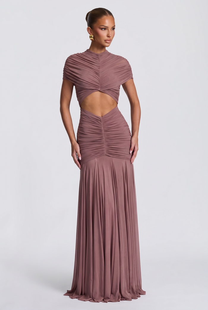 Jaya Maxi Dress - Dusty Rose