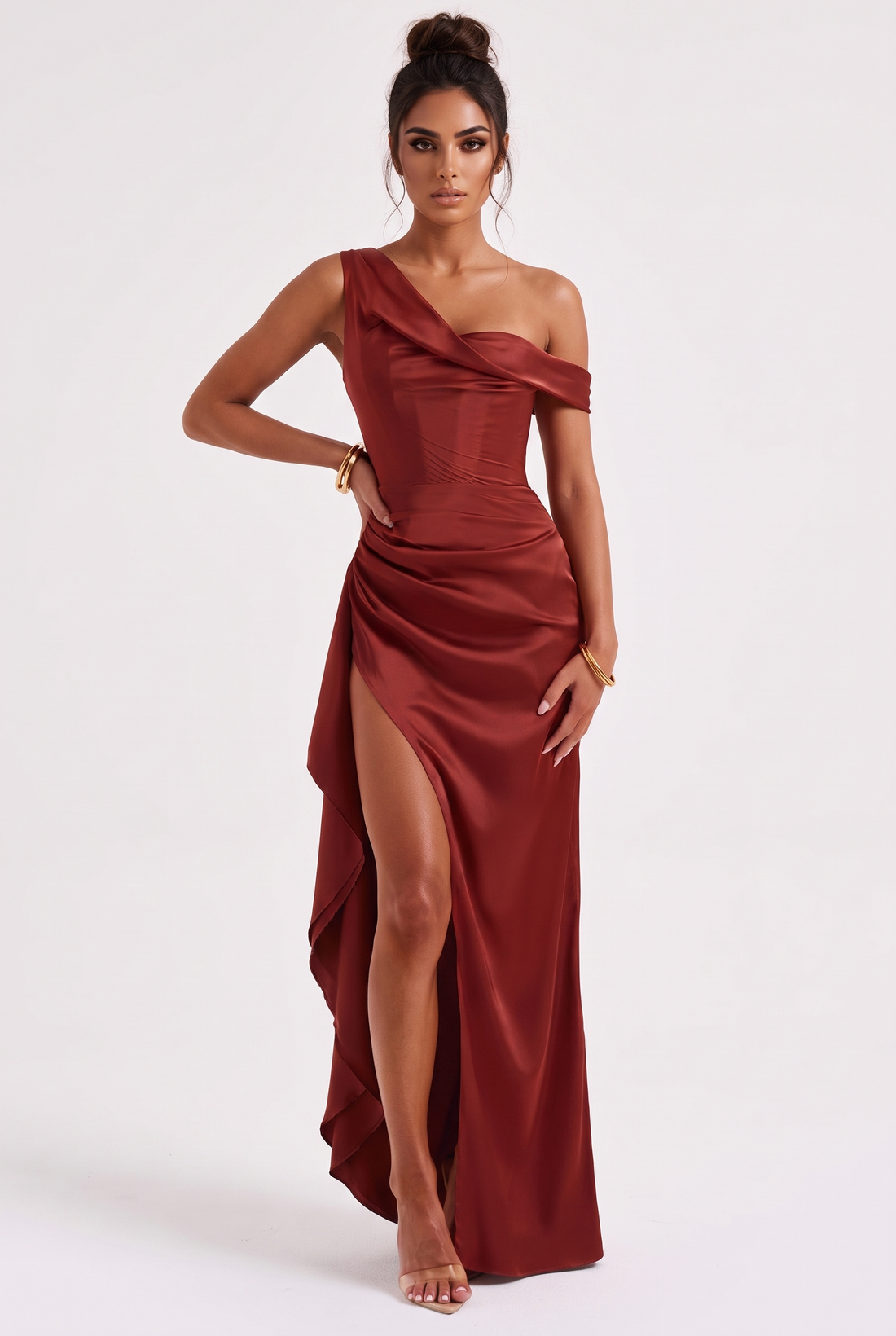 Juliene Maxi Dress - Rust