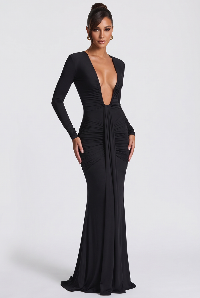 Tara Maxi Dress - Black