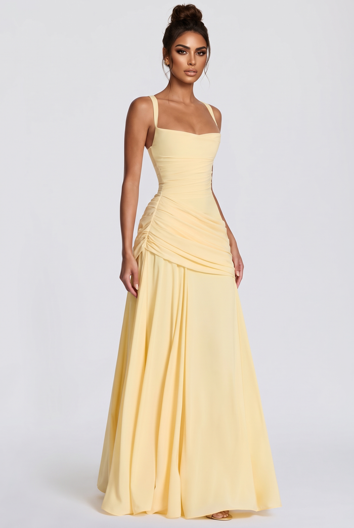 Sura Maxi Dress - Lemon