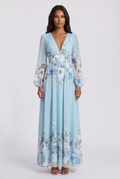 Azura Maxi Dress - Sky Blue