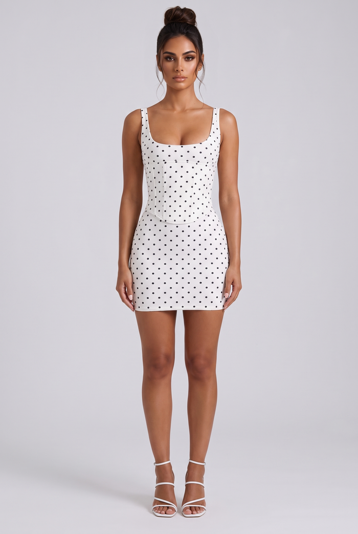 Pauline Mini Dress - Polka Dot