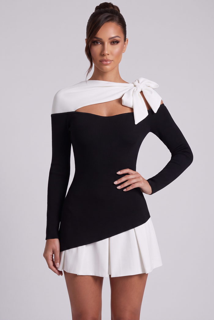 Odette Mini Dress - Black
