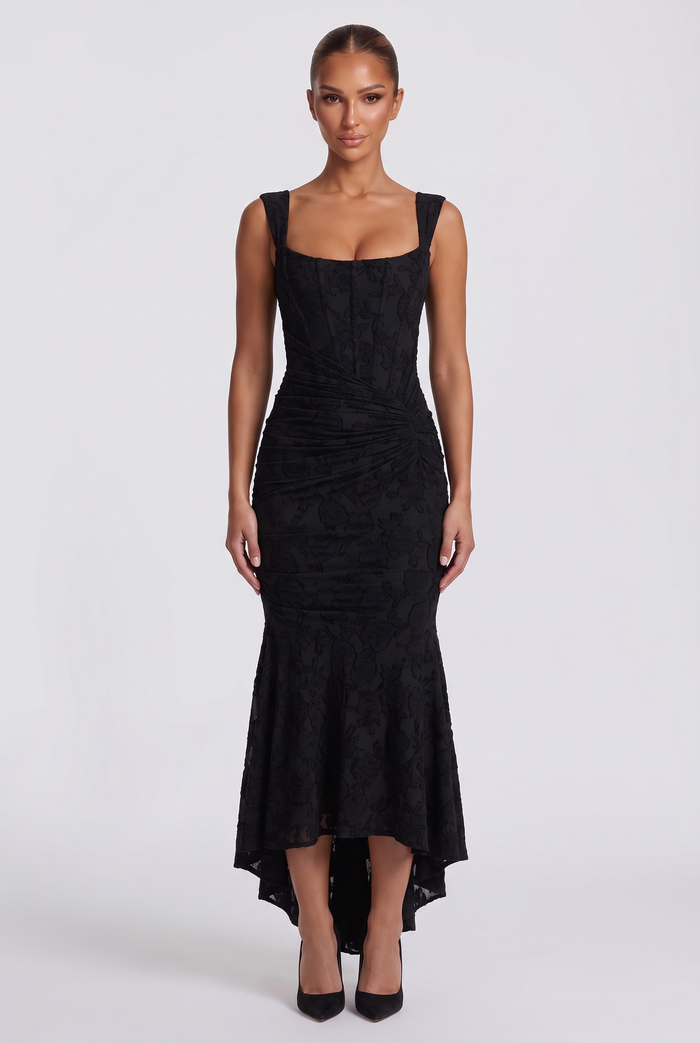 Cesca Maxi Dress - Black
