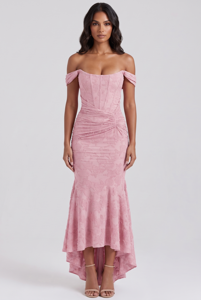 Cesca Maxi Dress - Pink