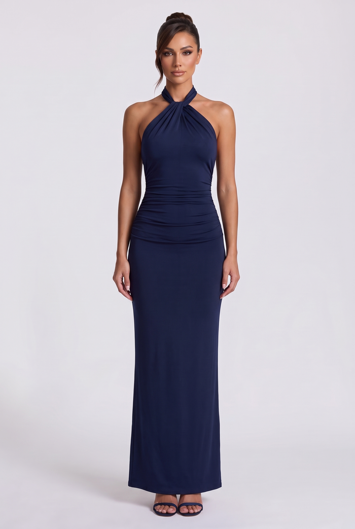 Elyna Maxi Dress - Navy