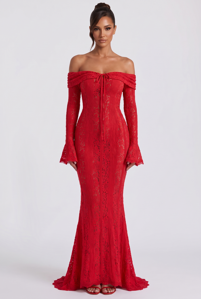 Eloise Maxi Dress - Red