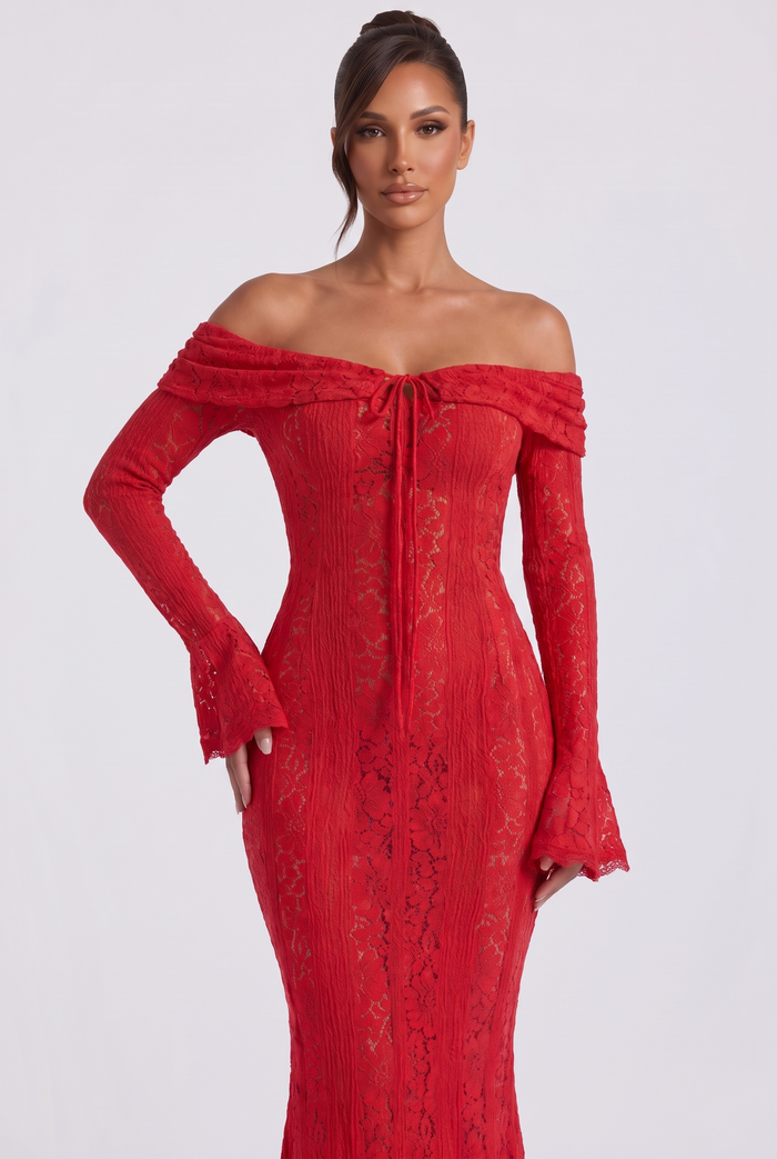 Eloise Maxi Dress - Red