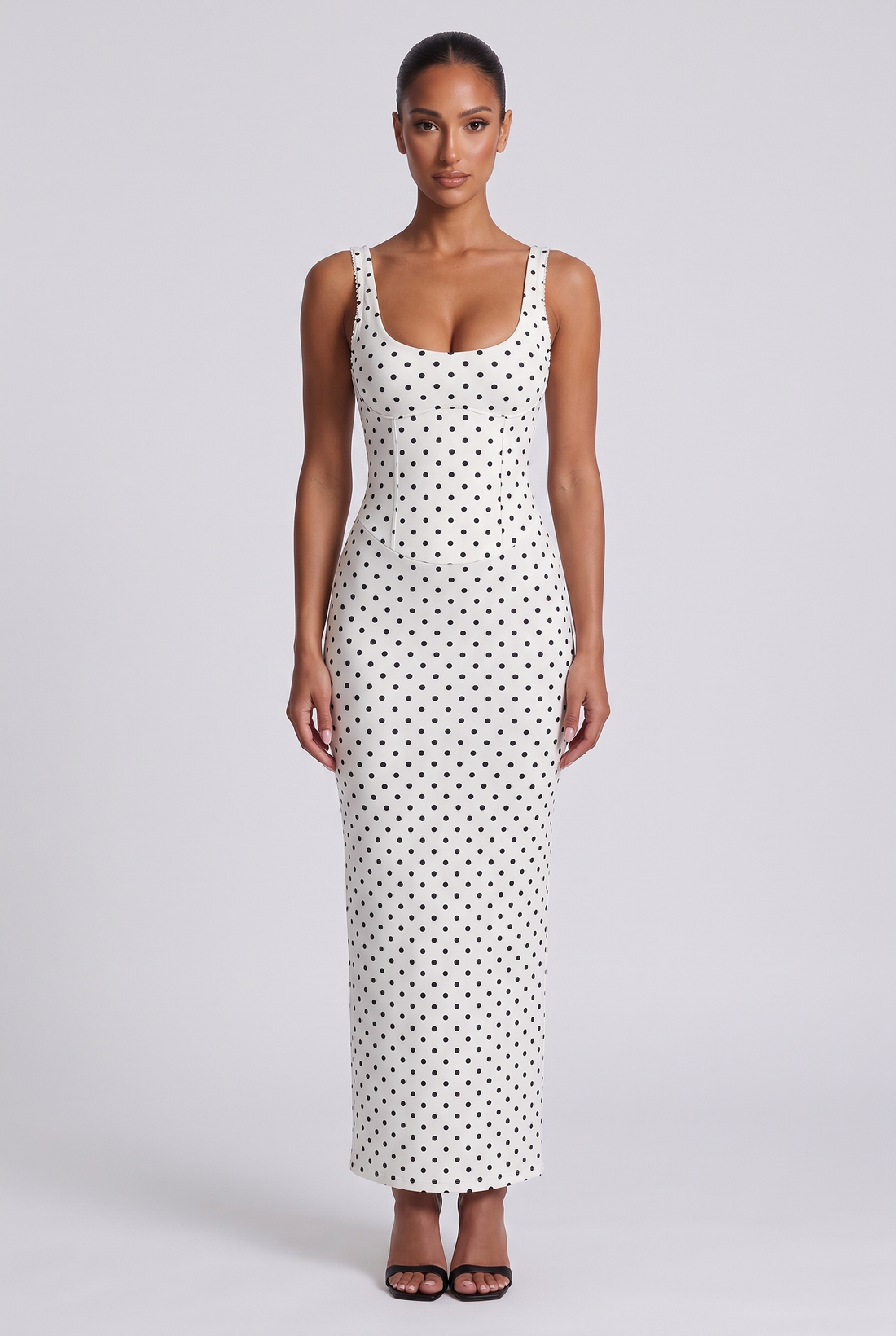 Pauline Maxi Dress - Polka Dot