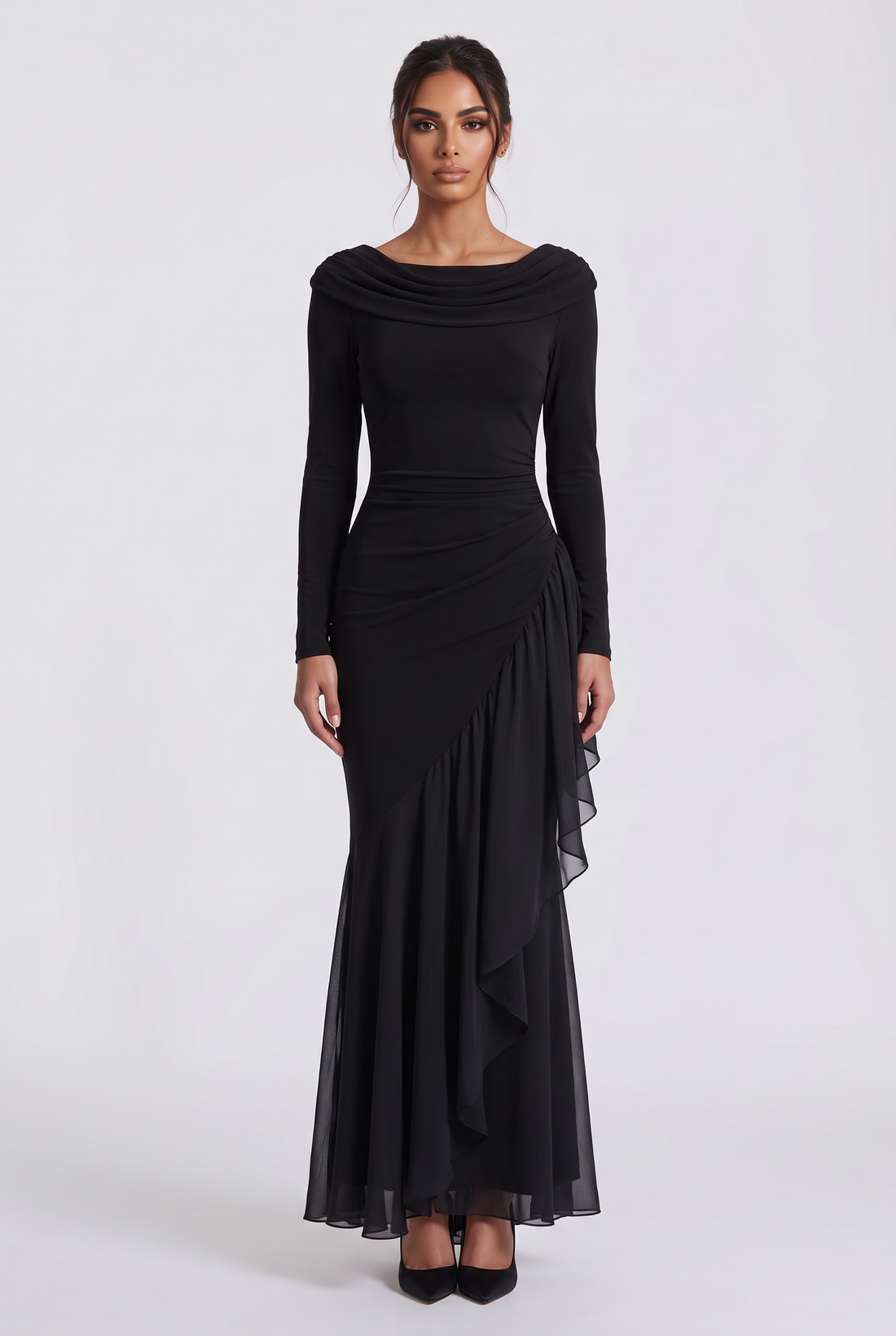Morgane Maxi Dress - Black