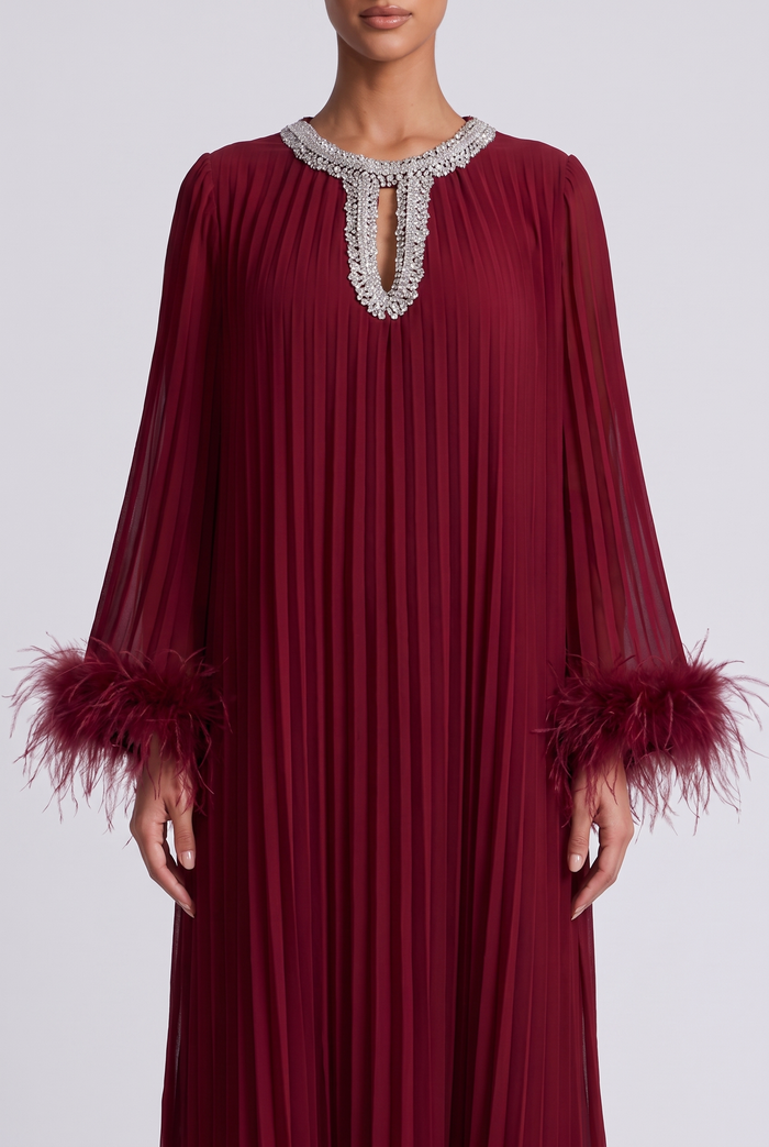 Odalys Maxi Dress - Burgundy
