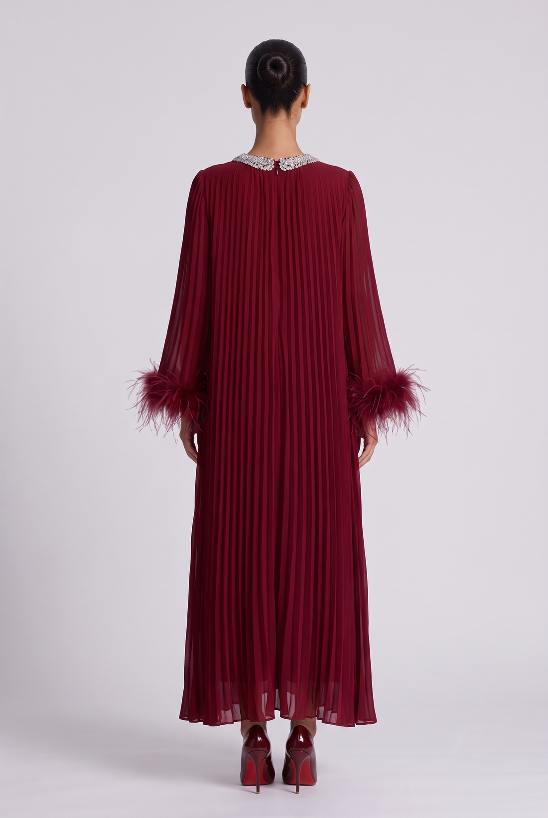 Odalys Maxi Dress - Burgundy