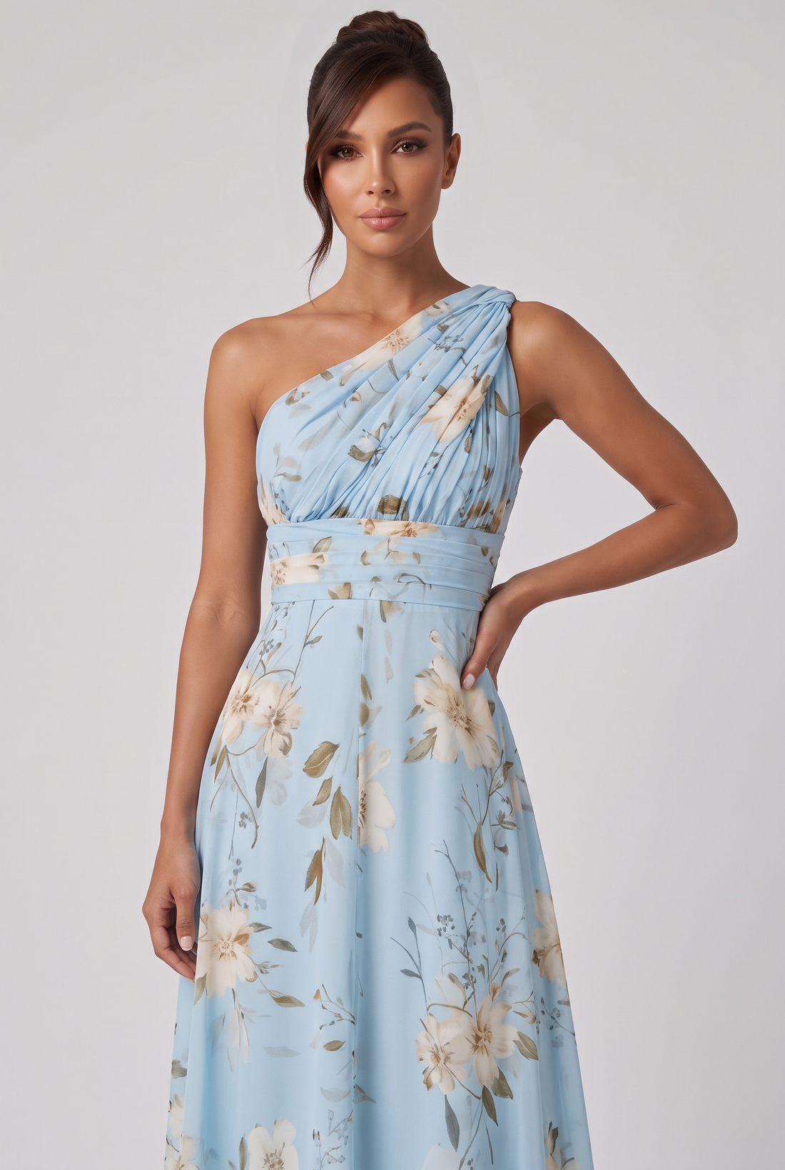 Ondine Maxi Dress - Sky Blue