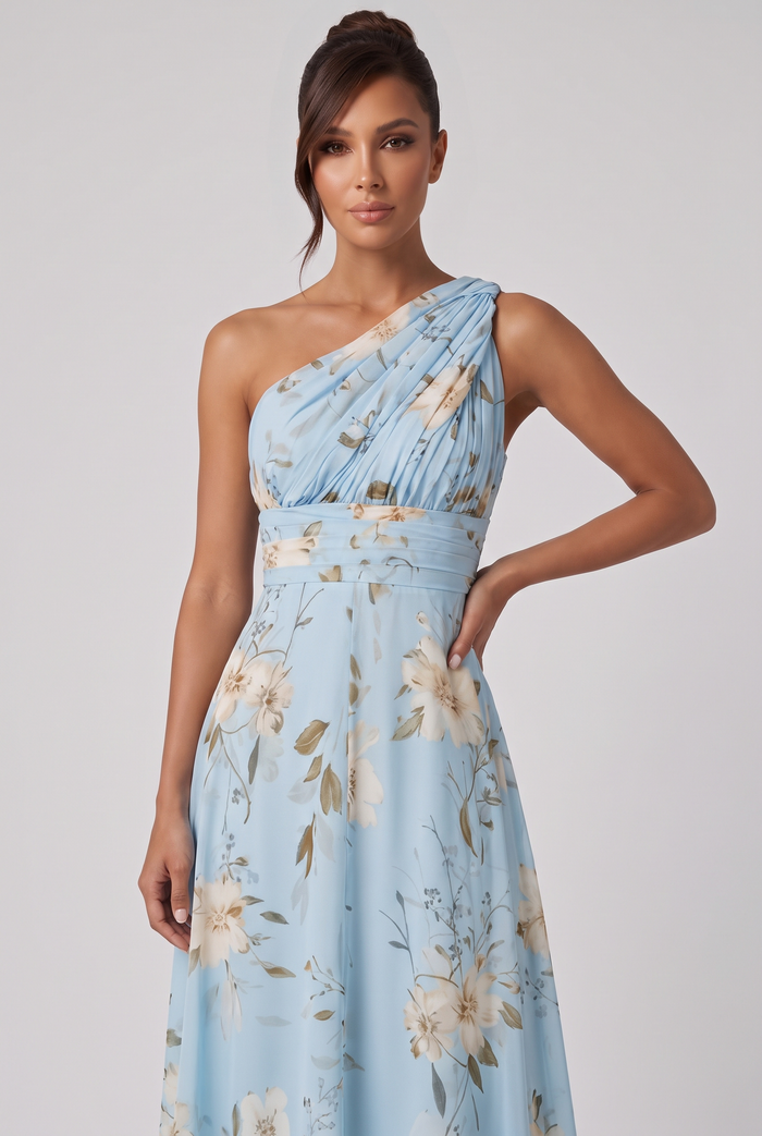 Ondine Maxi Dress - Sky Blue
