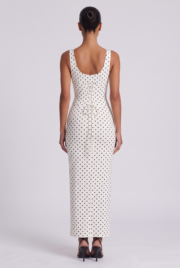 Pauline Maxi Dress - Polka Dot