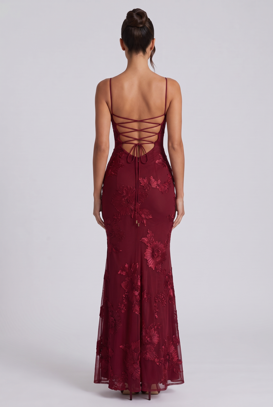 Rosalie Maxi Dress - Burgundy
