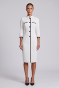Hortense Midi Dress - White