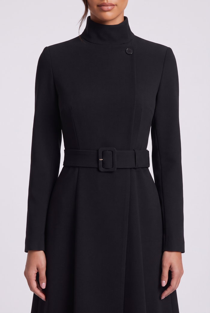 Colette Midi Dress - Black