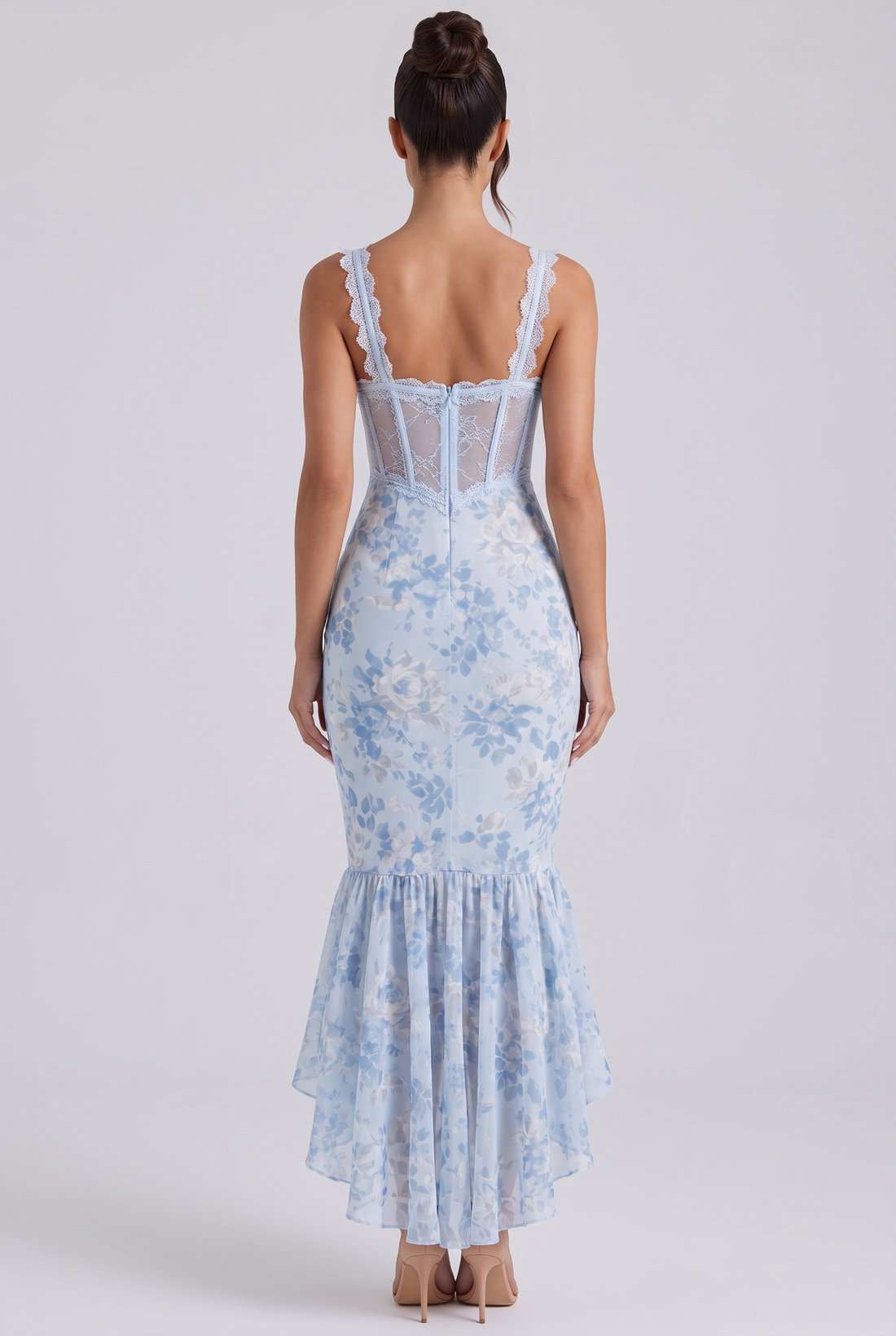 Elsa Midi Dress - Blue