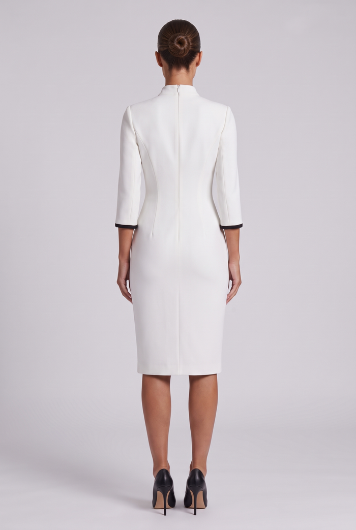 Hortense Midi Dress - White