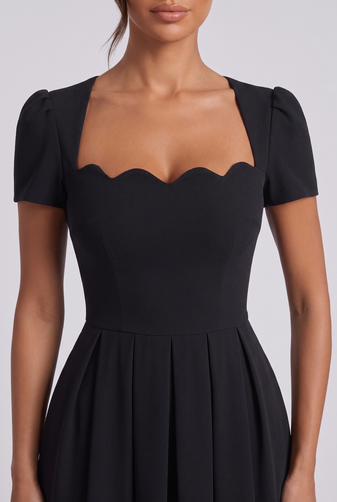 Irina Midi Dress - Black