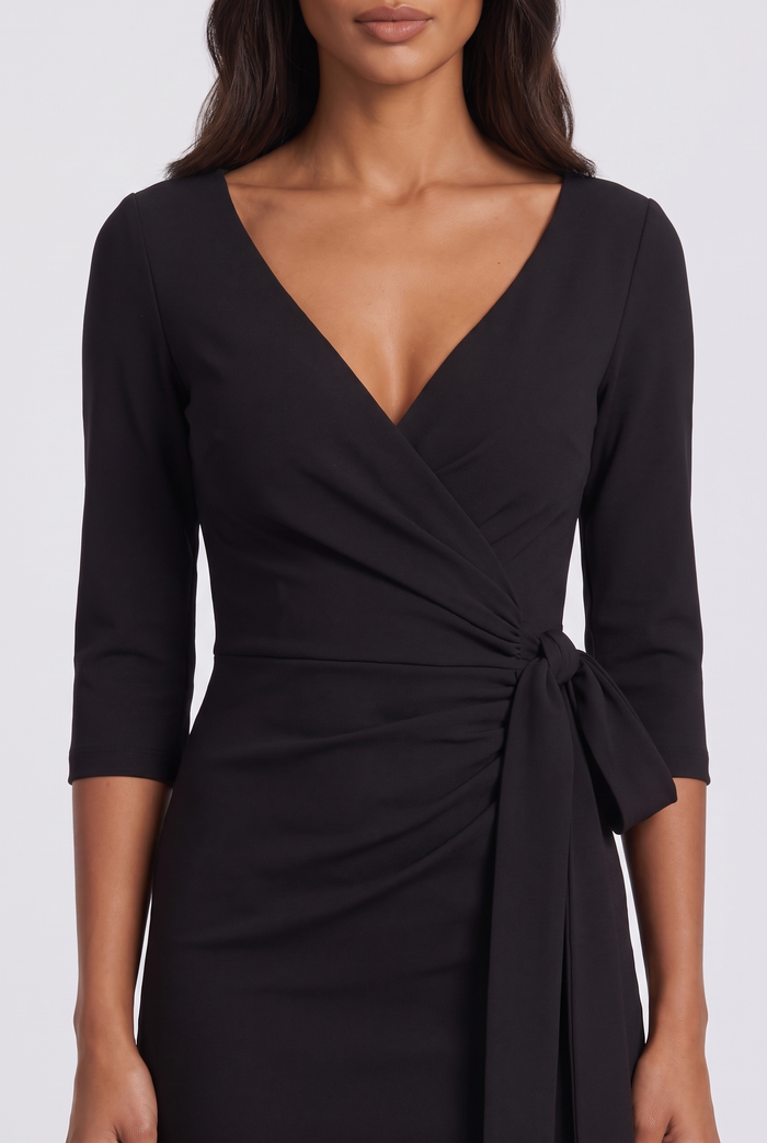 Sienna Midi Dress - Black