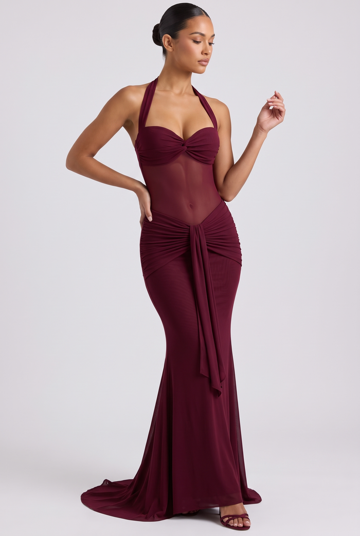 Esme Maxi Dress - Wine