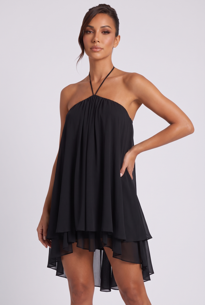 Nalia Mini Dress - Black