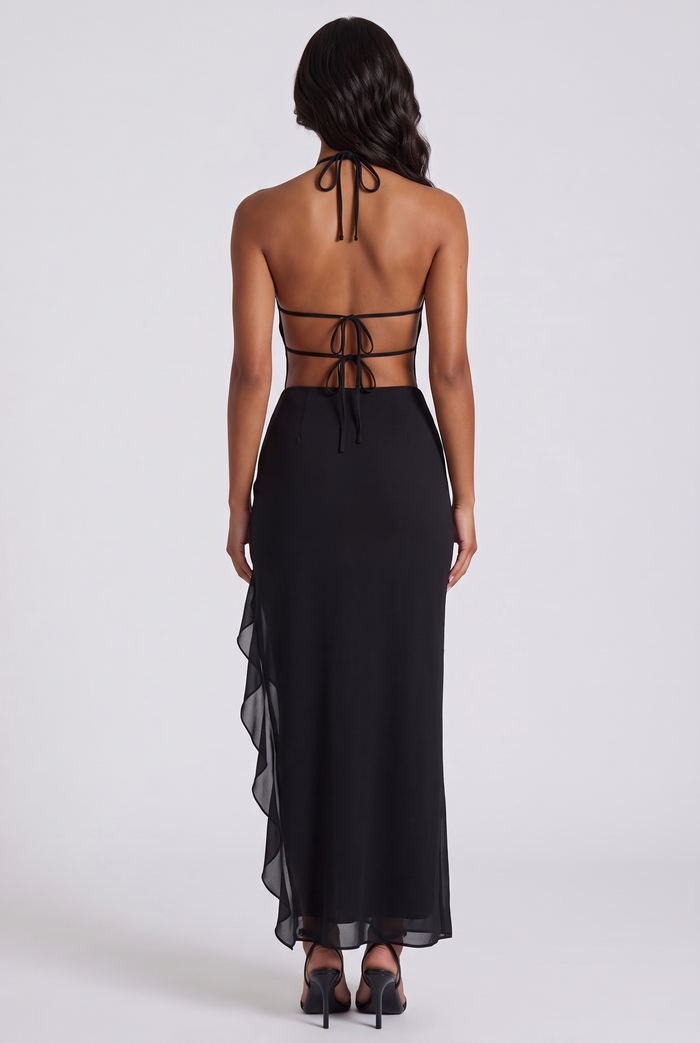 Carmela Maxi Dress - Black
