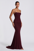 Zaria Maxi Dress - Cherry Lacquer