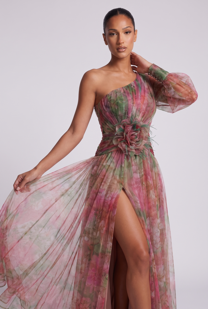 Fleurine Maxi Dress - Red