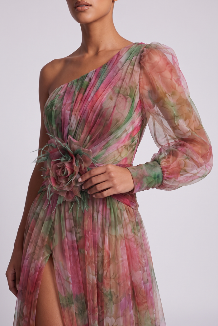 Fleurine Maxi Dress - Red