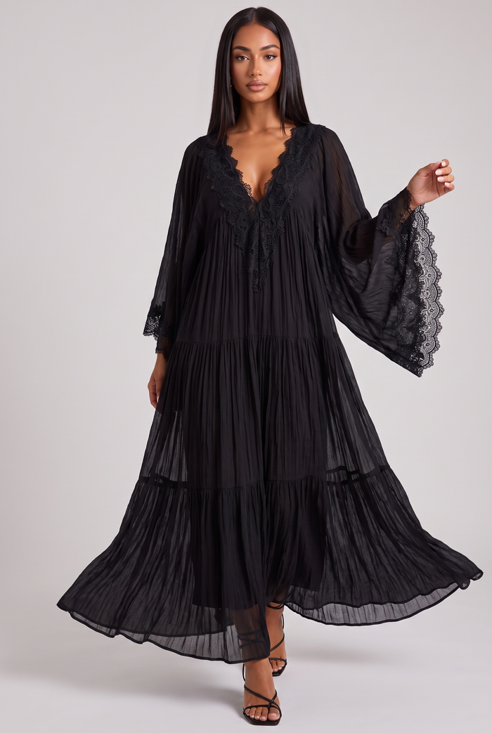 Isadora Maxi Dress - Black