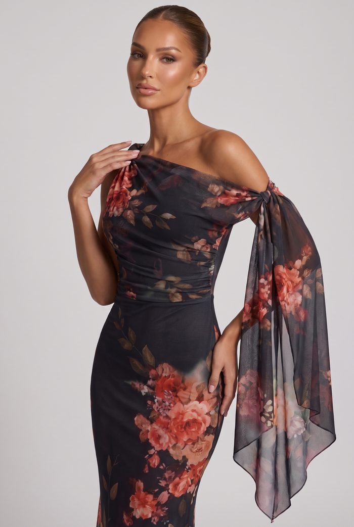 Nerina Maxi Dress - Black