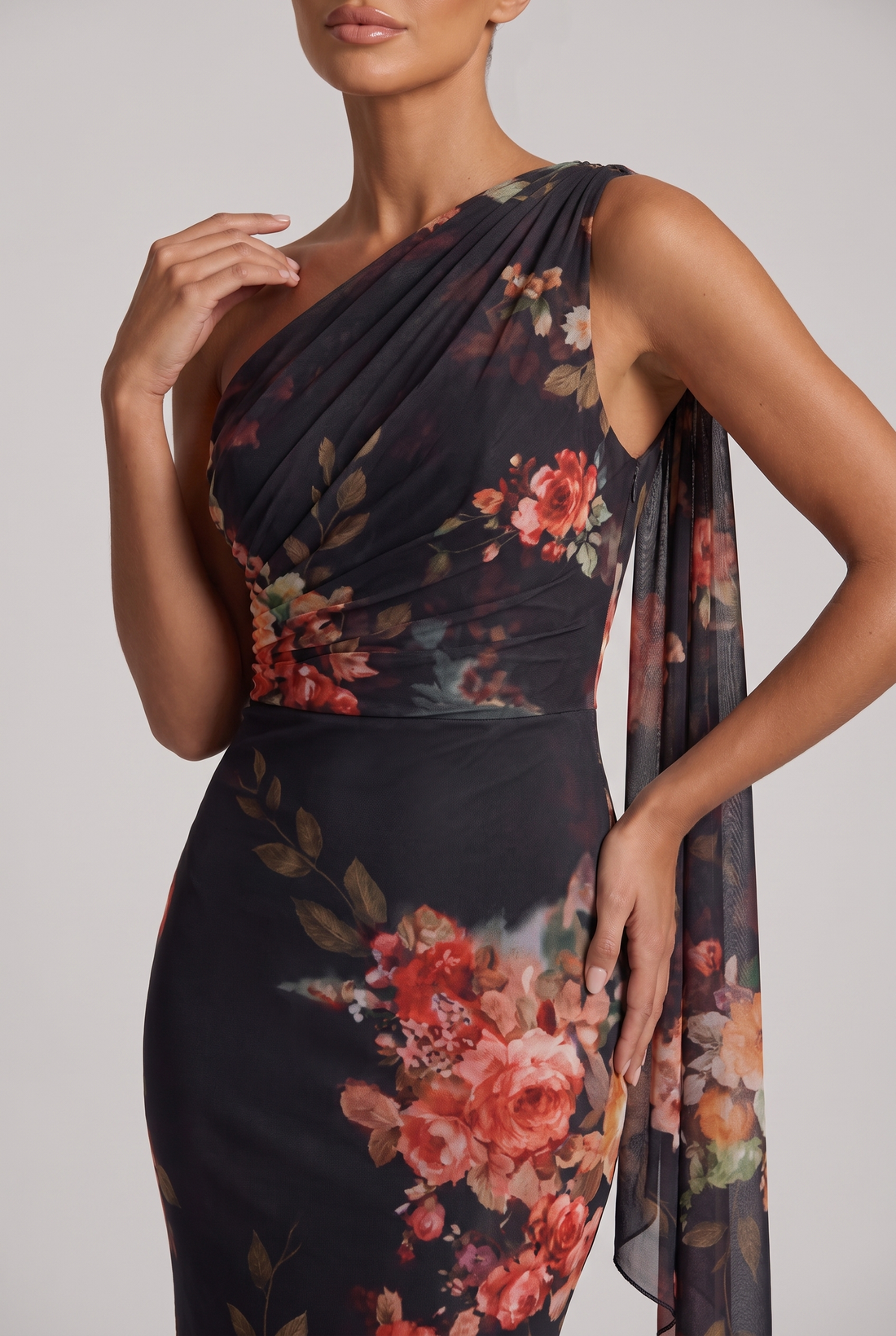 Nerina Maxi Dress - Black