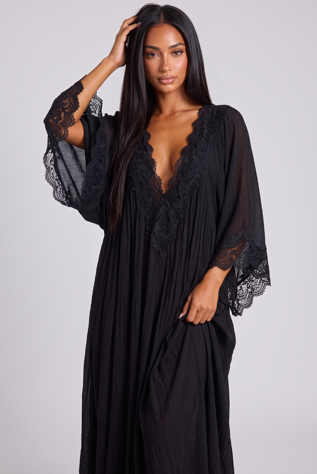 Isadora Maxi Dress - Black