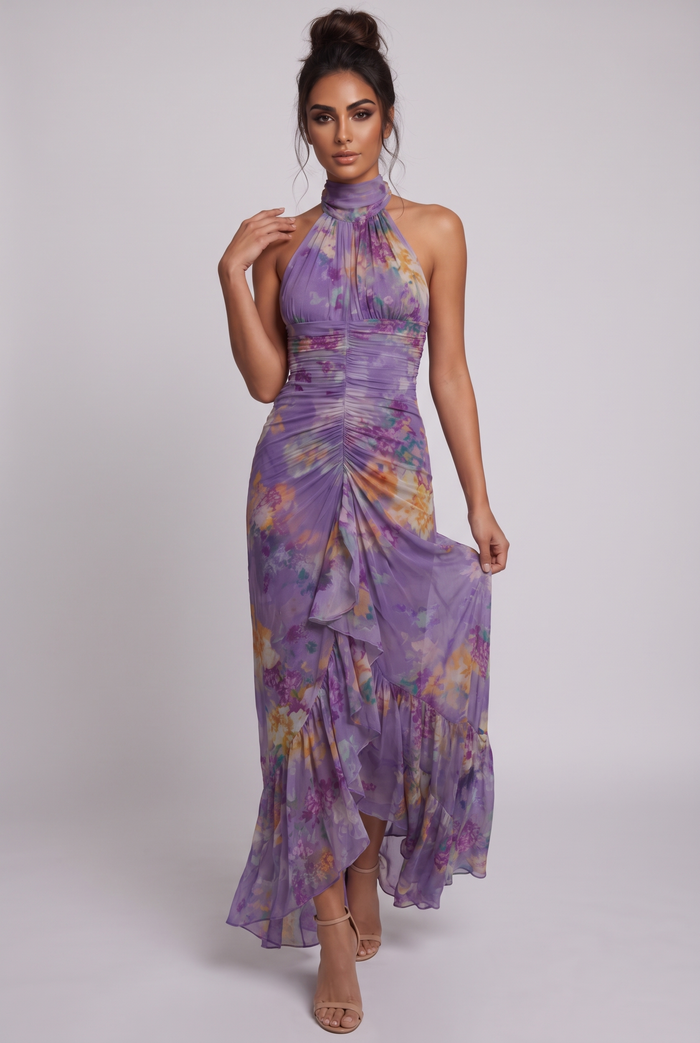 Lavinia Maxi Dress - Purple