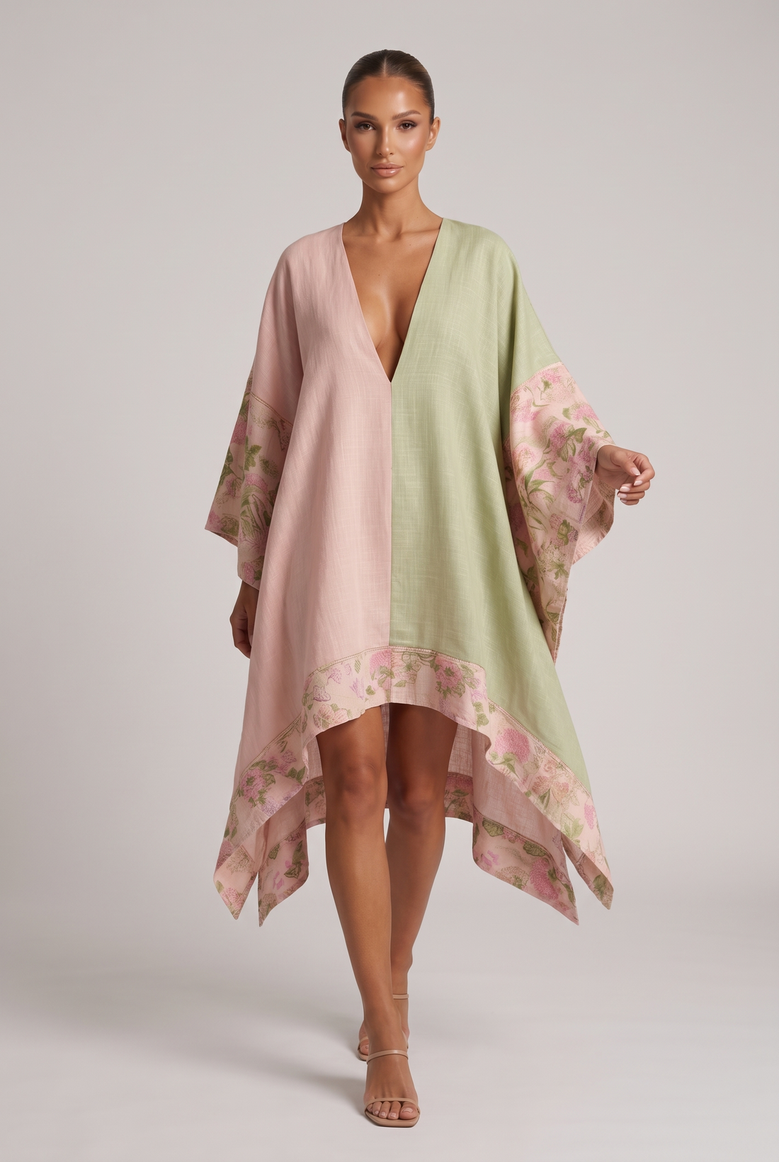 Camelia Midi Dress - Pink
