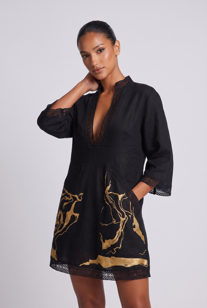 Giulia Mini Dress - Black