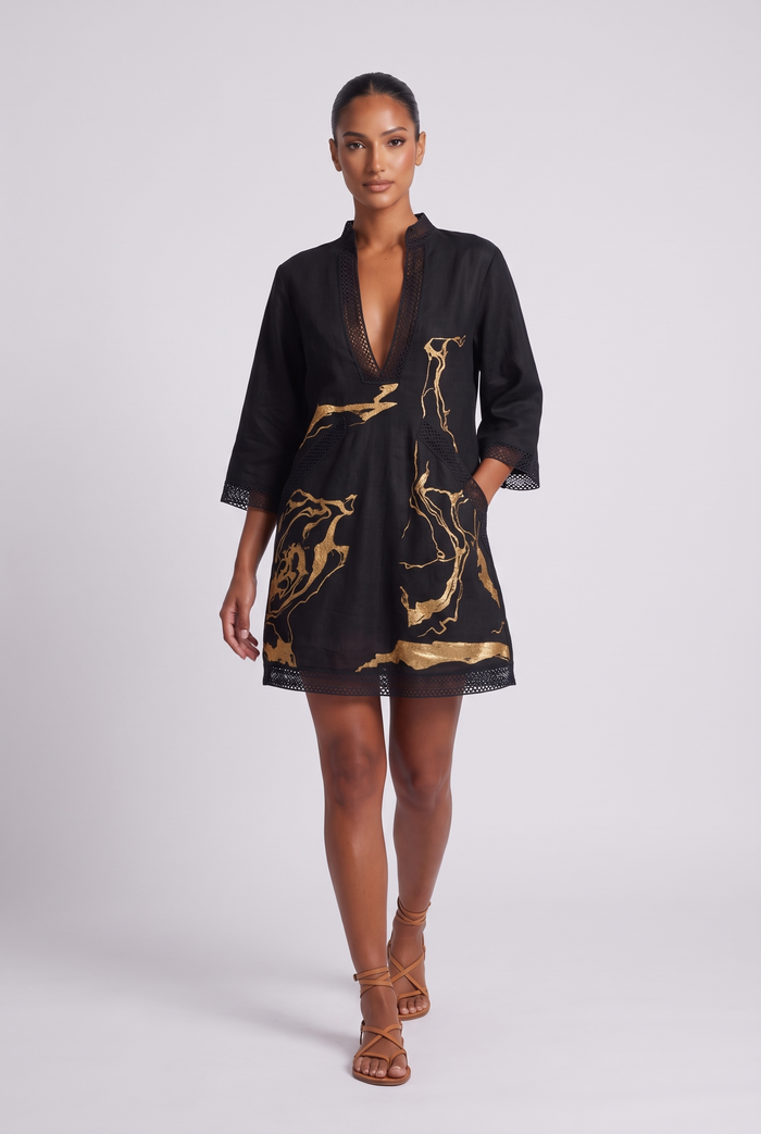 Giulia Mini Dress - Black