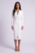 Blair Midi Dress - White