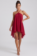 Nalia Mini Dress - Soft Red